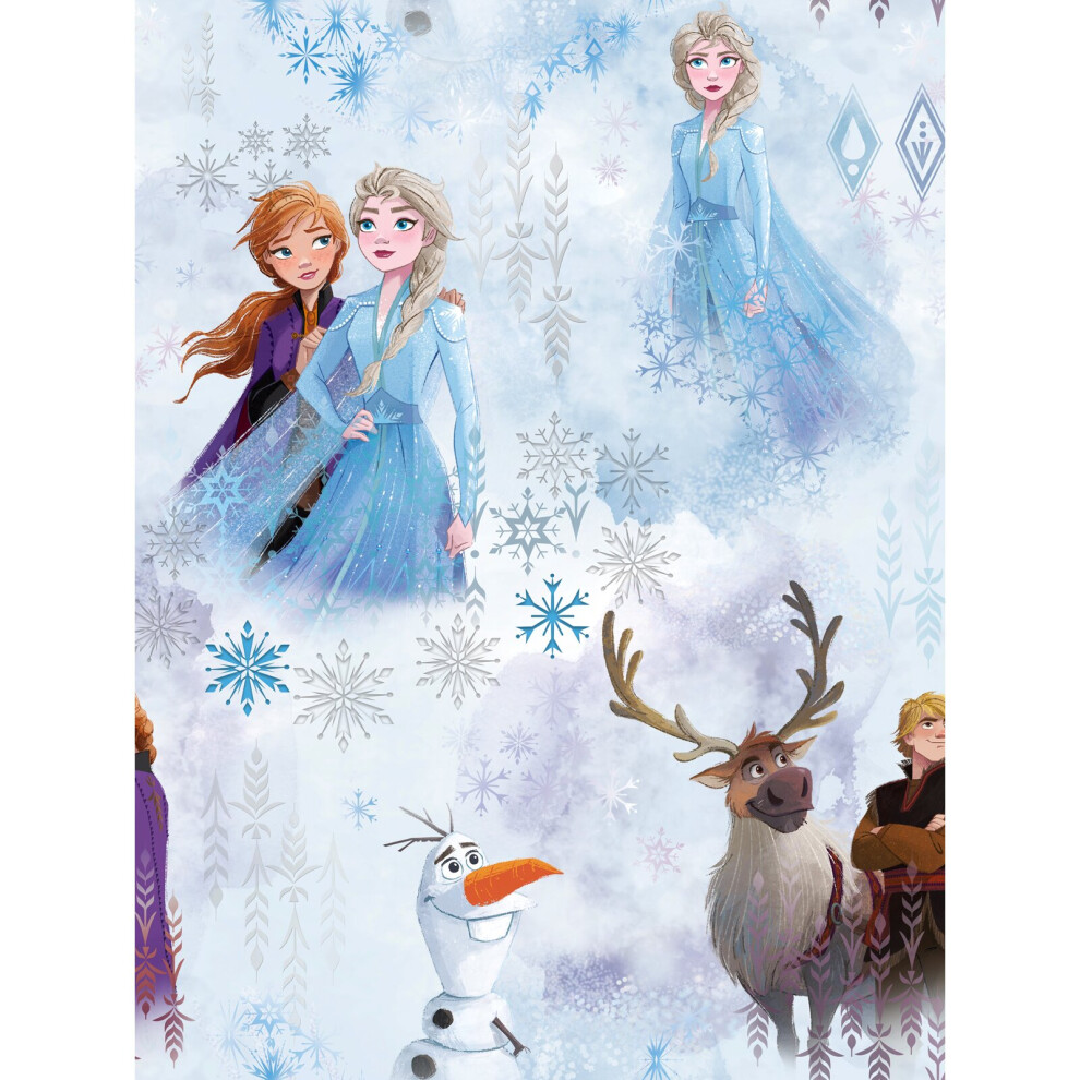 Disney Frozen 2 Wonder Wallpaper Blue Muriva 159510