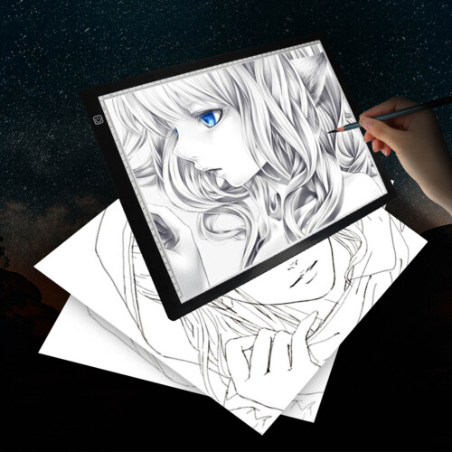 A3 Artist LED Drawing Board Tracing Table Stencil Tattoo Display Light 2