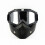 (Silver) Motorcycle Goggles Helmet Riding Goggles Glasses with Removable Face 1