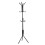 (Black) 12 Hook Coat Stand Floor Standing Rack Clothe Hang 1