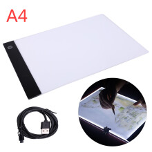 A4LED Drawing Board Tracing Light Box Tattoo Art Stencil UltraThin Pad