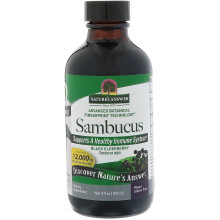 Nature's Answer, Sambucus, Schwarzer Holunder, Alkoholfrei, 12.000 mg, 4 fl oz (120 ml)