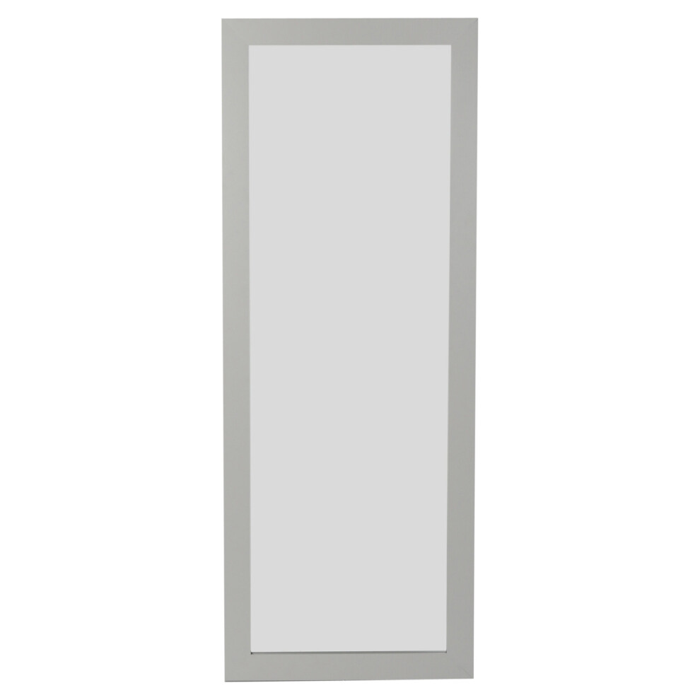 (Grey (97x37)) Long Wooden Frame | Rectangle Mirrors