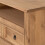Seconique Corona 2Drawer Flat Screen TV Unit Distressed Waxed Pine -Metal Handle 7