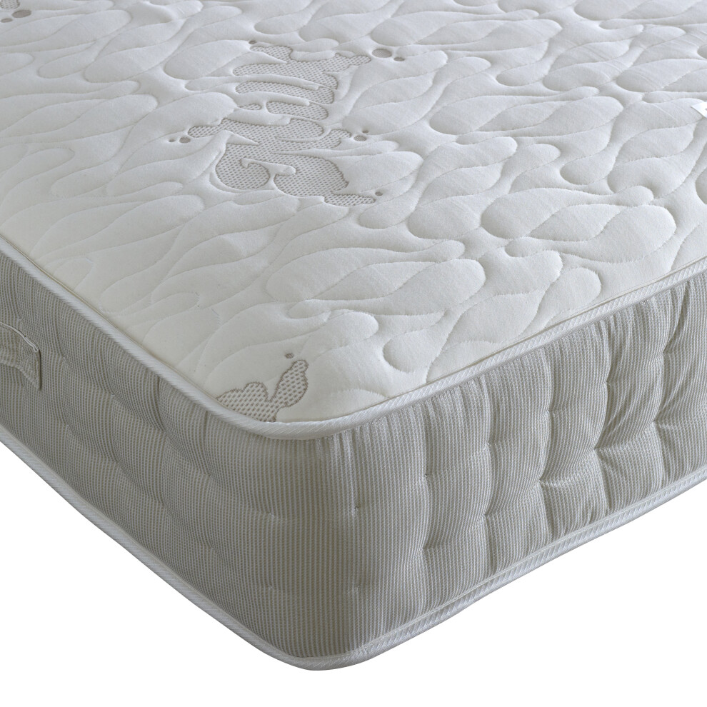 Bedmaster (King) Milk Vitality 2000 Pocket Memory Foam Latex Mattress Multicoloured