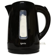 Igenix IG7205 Cordless Electric Jug Kettle, Rapid Boil, A Energy Rating, Black
