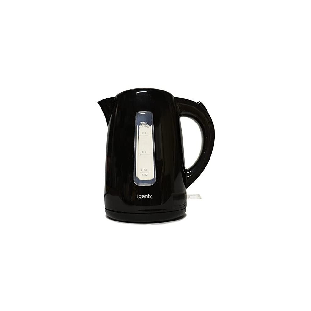 Igenix IG7205 Cordless Electric Jug Kettle, Rapid Boil, A Energy Rating, Black