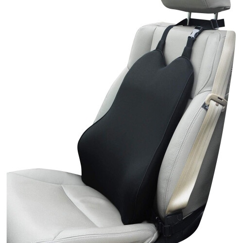 Memory foam car shop seat back cushion