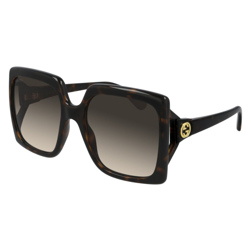 Gucci Gg0876s 002 Havana/Brown Gradient Sunglasses