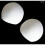 HAND  814-14 XL White Comfortable Replacement Bra Pads/Inserts - 2 Pairs 2