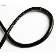 Black Fake Leather Assorted Widths Trim - appx 9 metres (BRT17 5mm)