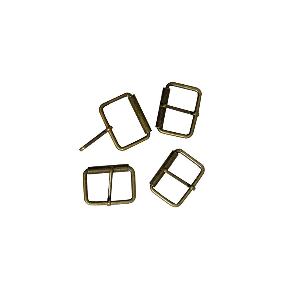 HAND Buckle LAGB11 Large Metal Square Belt Antique Gold Size 48x35 mm - Pack of 4