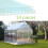 Living And Home Polycarbonate 4mm Sheets Greenhouse Replacement Clear Twinwall Panel Pack of 14 5