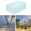 Living And Home Polycarbonate 4mm Sheets Greenhouse Replacement Clear Twinwall Panel Pack of 14 2