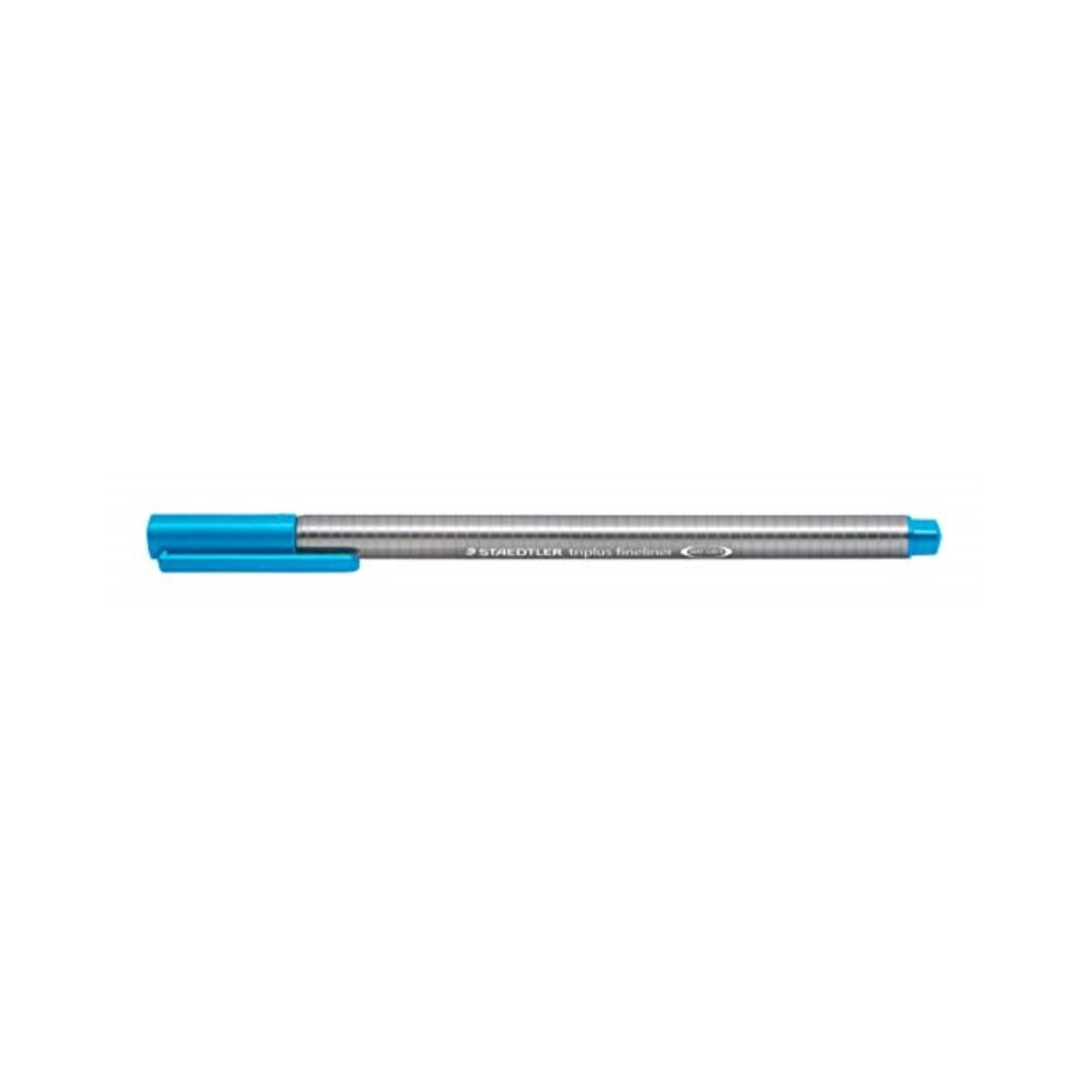 Staedtler Triplus Fineliner Marker Pen - 0.3 mm - Cyan Blue