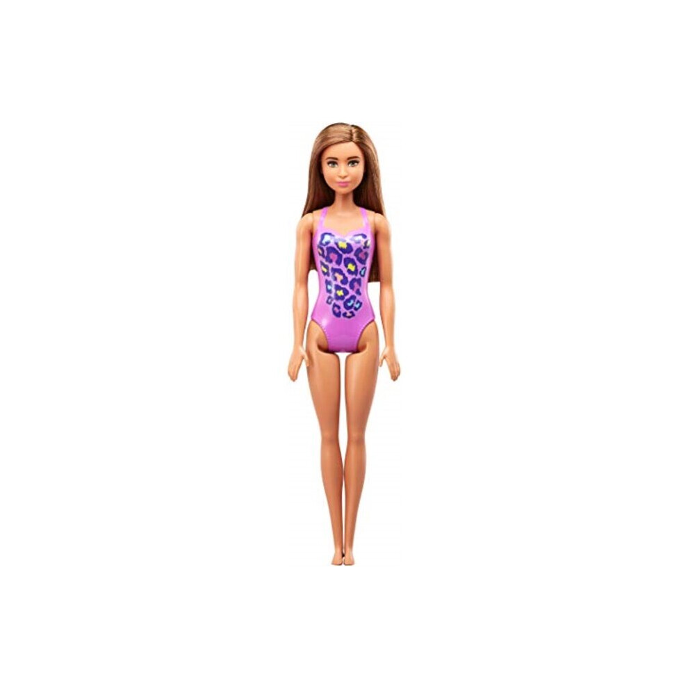 Barbie Beach Doll - cheetah Print