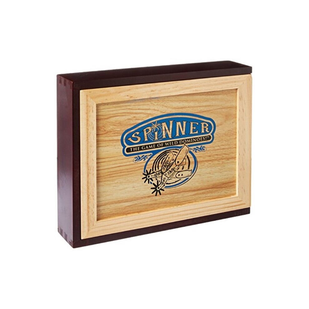 Photos - Other Toys Front Porch Classics | Spinner Domino Game Set in Collectible Wooden Case from Front Porch Classics for 2 to 8 Players Ages