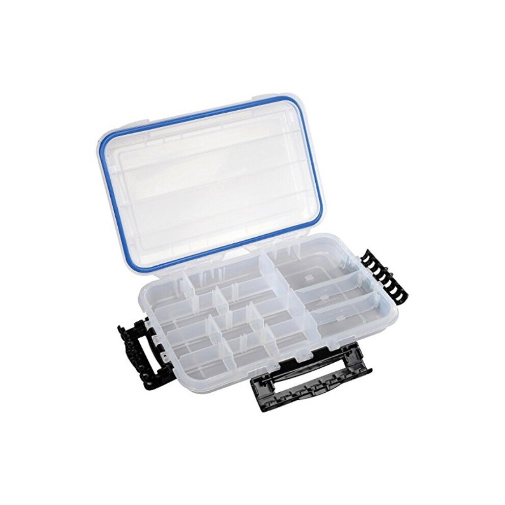 Plano Guide Waterproof StowAway w/O-Ring Seal Box 364010 10-3/4"Lx7-1/4 W x 1-3/4"H Clear - Lot of 2