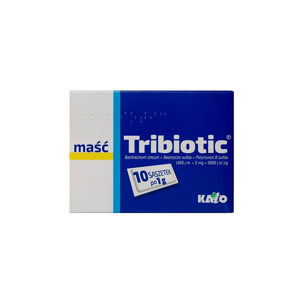 Tribiotic , oirnament 10 sachets 1g, 10 saszetek po 1 g