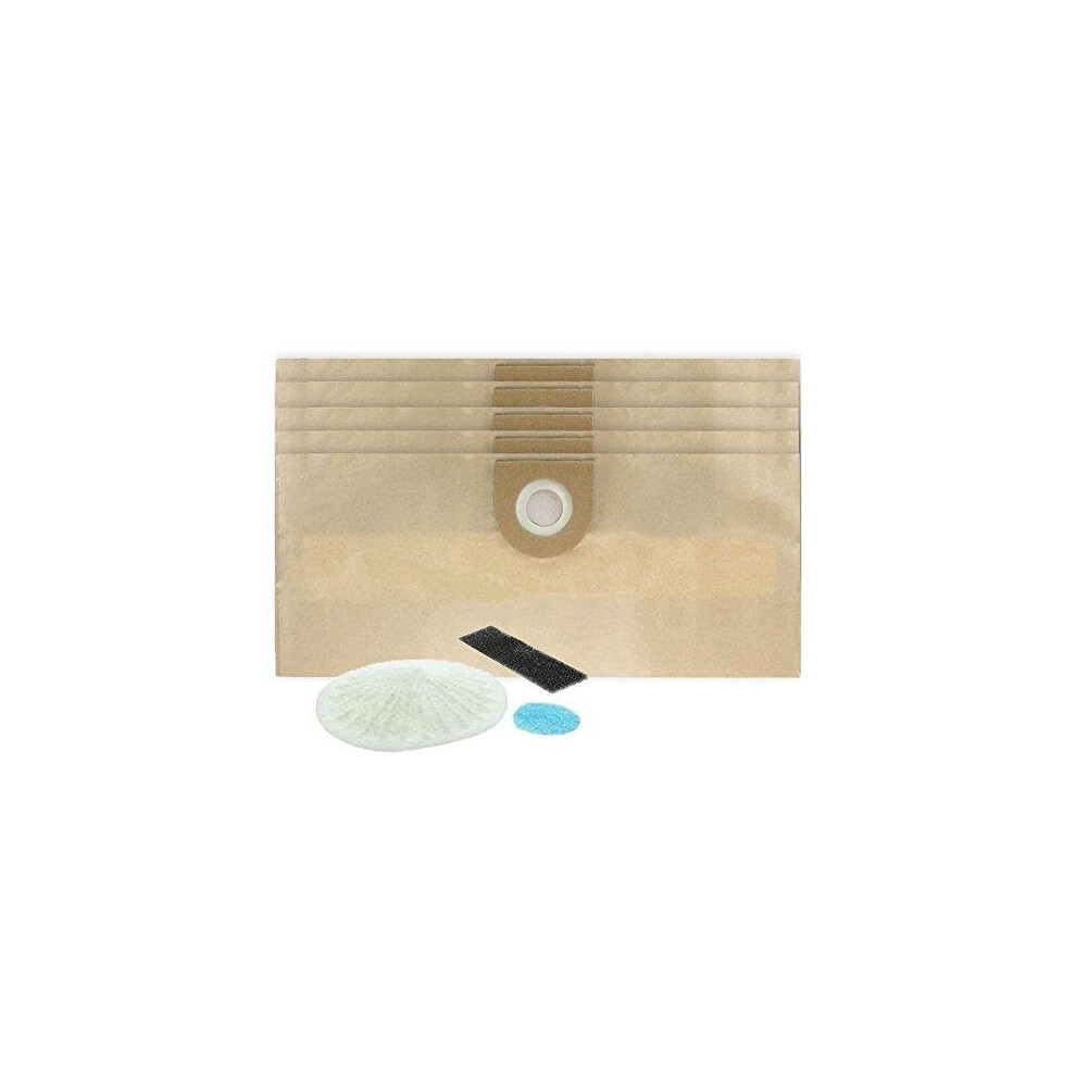 Spares2go Vacuum Cleaner Bags Compatible With Vax Rapide 5110 5120 5130 5140 Vcc-08 Vcc-02 2000 (Pack Of 5) + Filters