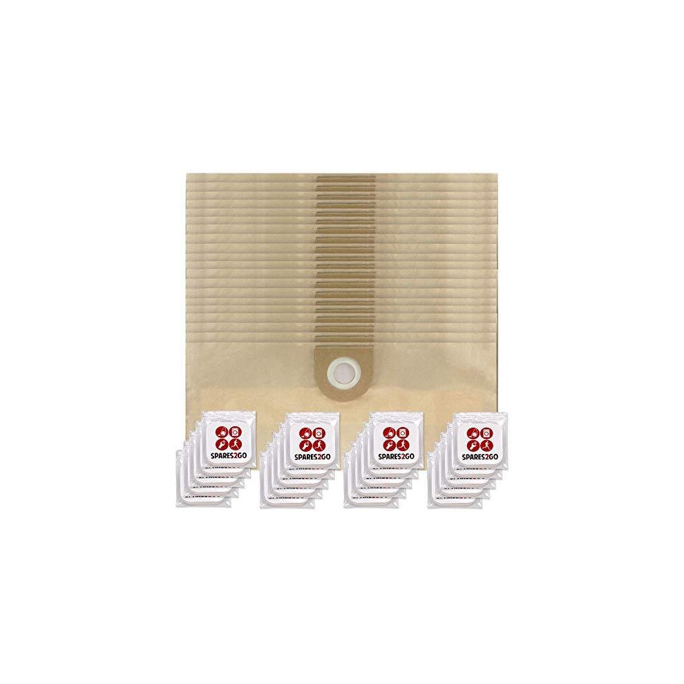 Spares2go Vacuum Cleaner Bags Compatible With Vax Pro V100 Powa Rapide 6121 6131T 6151F 6151T 7131 (Pack Of 20) + Fresheners