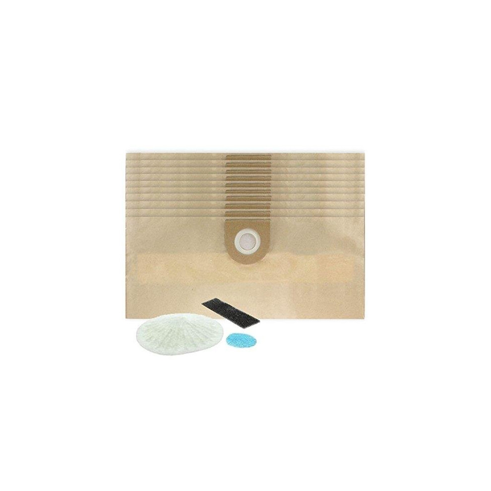 Spares2go Vacuum Cleaner Bags Compatible With Vax Pro V100 Powa Rapide 6121 6131T 6151F 6151T 7131 (Pack Of 10) + Filters