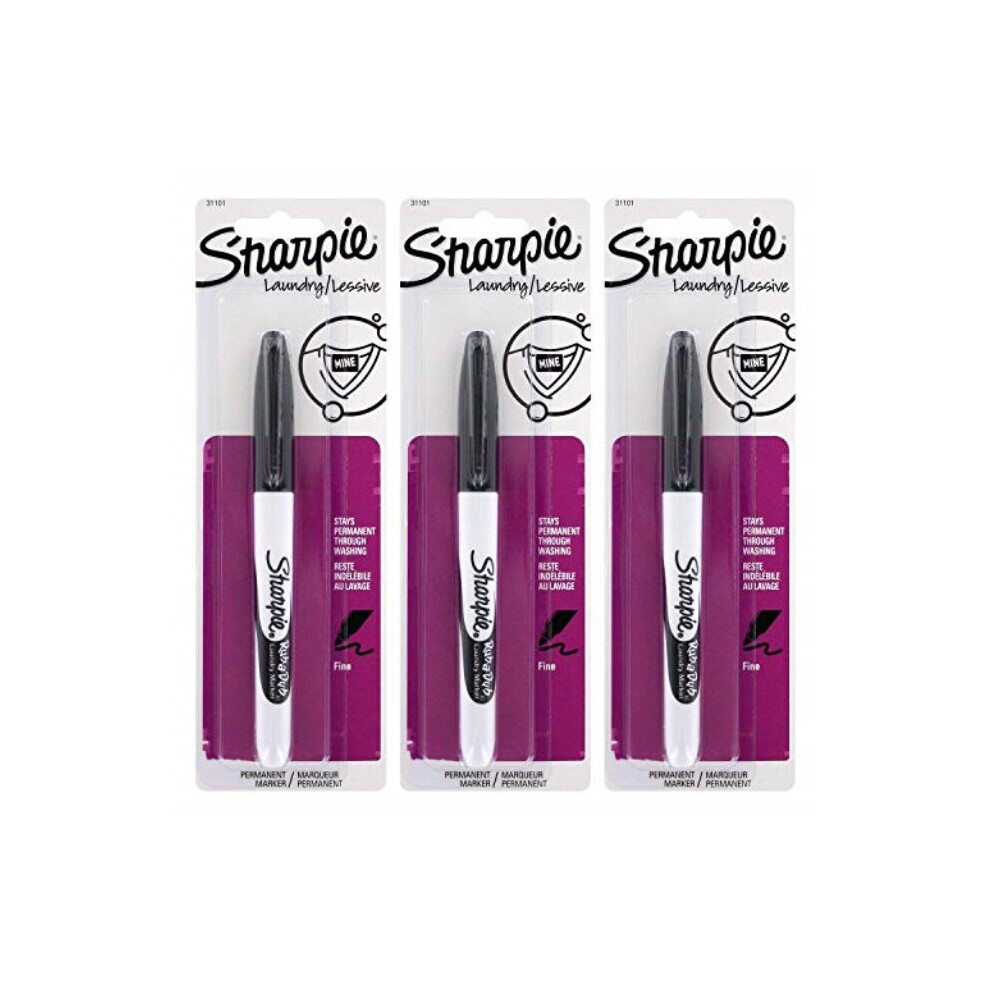 Sharpie Rub-A-Dub Laundry Marker, Pack of 3 (SN31101PP-2)