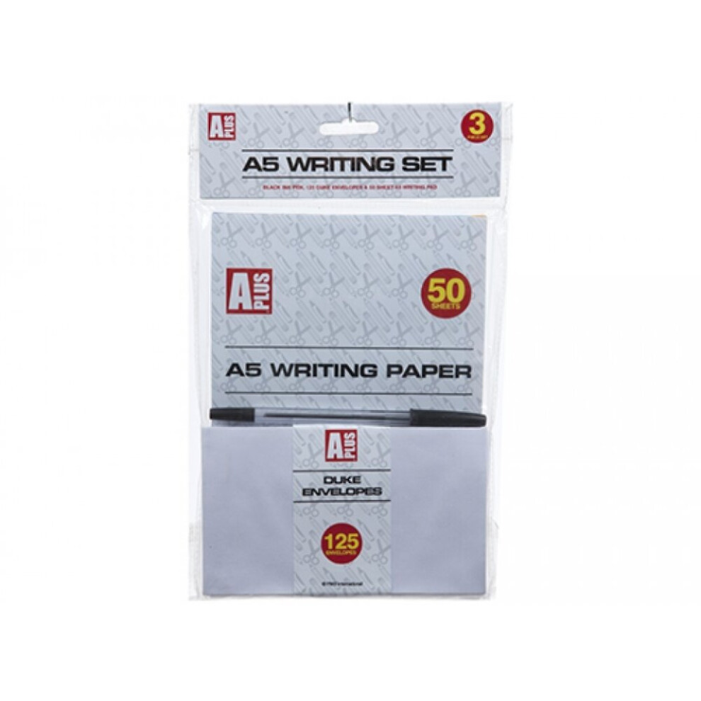 A Plus Writing Set - Pad, Pen And Envelope Set