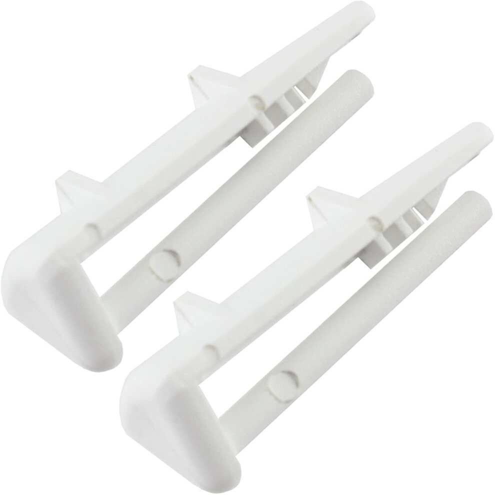 Basket Rear Rail Cap Runner for Leisure DWLT48 DWLT65 Dishwasher (Pack of 2)