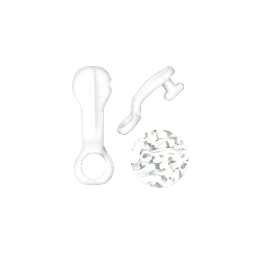 White Curtain Glider Hooks For Swish Nova Pack of 50-image-OPC-P6QTX2Y-NEW
