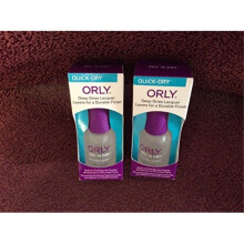LOT OF 2!! ORLY SEC 'n DRY .6 fl.oz. Each