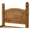 Seconique Corona Single 3ft Bed Frame High Foot End Distressed Waxed Pine 7