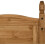Seconique Corona Single 3ft Bed Frame High Foot End Distressed Waxed Pine 8