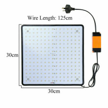 Luz de cultivo LED con 225 diodos para hidroponía - Kits hidropónicos, lámpara de crecimiento para plantas