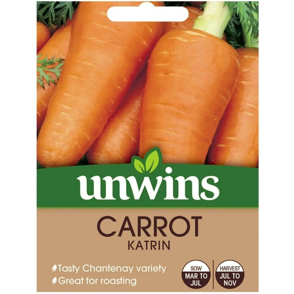 Unwins Grow Your Own Vegetable Seeds - Carrot Katrin