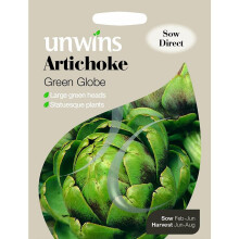 Unwins Grow Your Own Statesque Artichoke Green Globe Vegetable Seeds