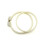 HAND Embroidery Loop Small WhitePlastic Super Grip Cross Stitch Hoop 9cm 4