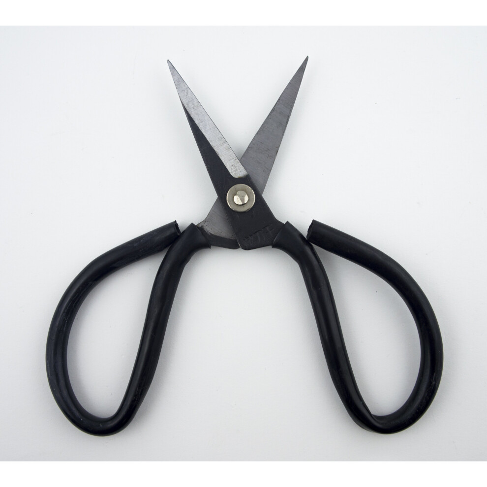 Hand Small Heavy Duty Fabric / Garden / Wire Scissors, Black, 6.5" (16.5 Cm) 5055848041499