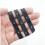 HAND A Roll of Fold Woven Size Label Tabs - Black, 500pcs (6) 1