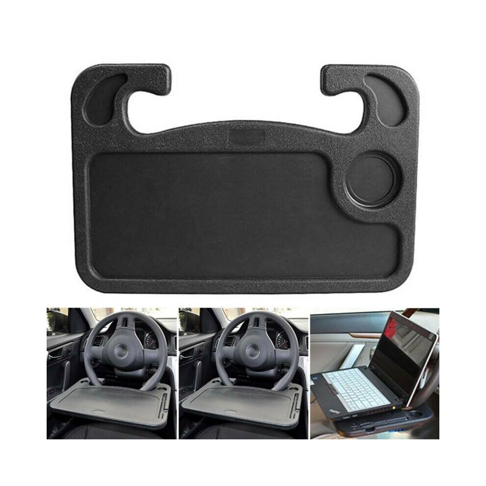 Car Steering Wheel Desk Tray Laptop Food Eating Reading Writing Stand Holder 