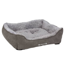 Scruffs Box Bed Grey M Small Animals Pet Supply Dog Cat Nest House Puppy Mat