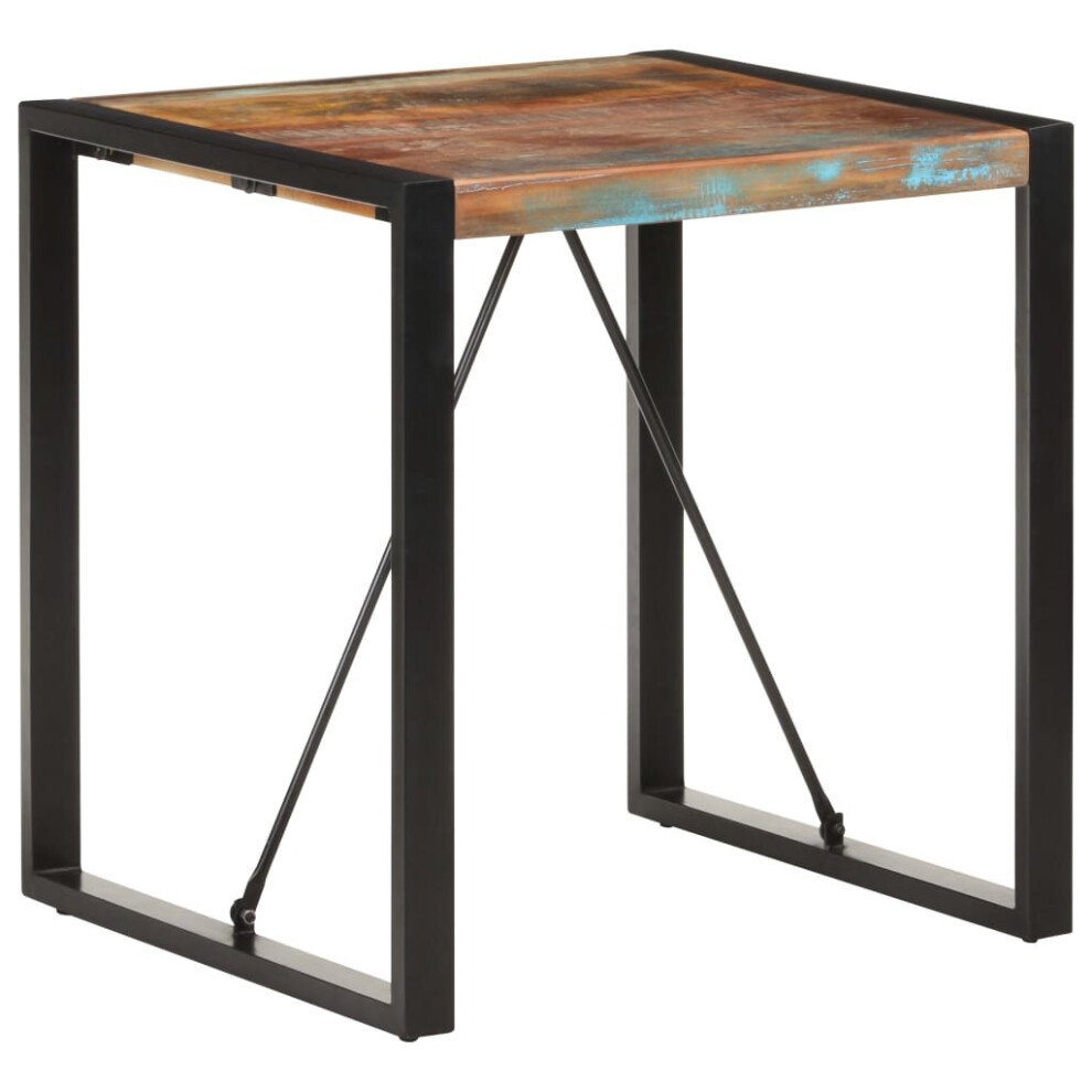 vidaXL Dining Table Solid Reclaimed Wood Dining Room Desk Indoor Furniture