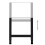 VidaXL vidaXL 2x Adjustable Work Bench Frames Metal Black Work Table Leg Furniture 5