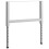 VidaXL vidaXL 2x Adjustable Work Bench Frames Metal Grey Furniture Work Table Leg 3