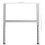 VidaXL vidaXL 2x Adjustable Work Bench Frames Metal Grey Furniture Work Table Leg 9