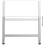 VidaXL vidaXL 2x Adjustable Work Bench Frames Metal Grey Furniture Work Table Leg 5