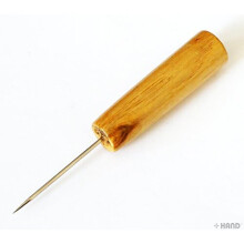 Medium Duty Easy to Hold Wooden Handle Clickers Awl 12.5cm/5"- Pack of 2