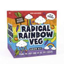 (Radical Rainbow Veg Sow and Grow Kit) Gift Republic Sow and Grow Kits for Kids