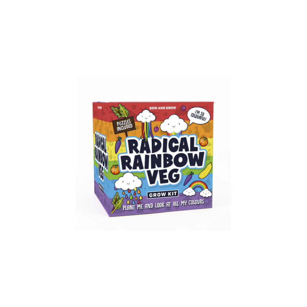 (Radical Rainbow Veg Sow and Grow Kit) Gift Republic Sow and Grow Kits for Kids