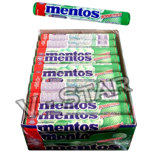 Full Box (Mentos Spearmint Roll 40 x 38g)